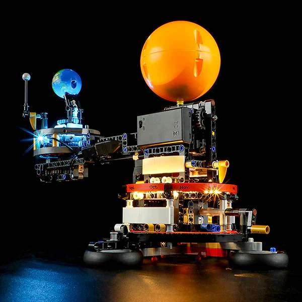 LED Lighting Kit for Planet Earth and Moon in Orbit 42179