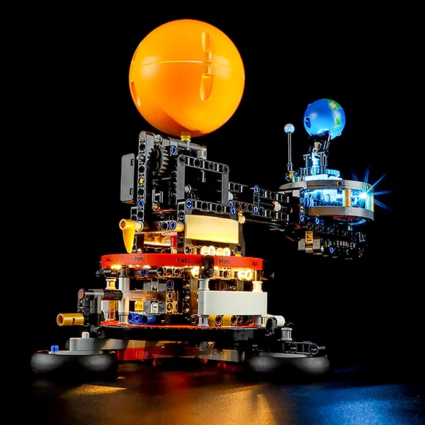 LED Lighting Kit for Planet Earth and Moon in Orbit 42179