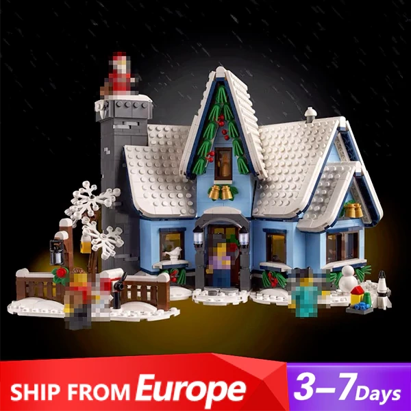 [Pre-sale] Santa's Visit Winter Village Creator Expert 10293 Europe Warehouse Express