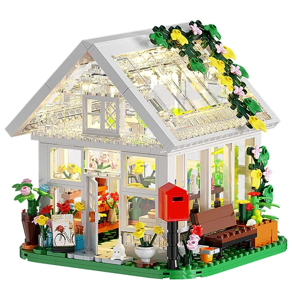 Deal MOC F C9064 Fairy Tale Town Sunshine Flower House