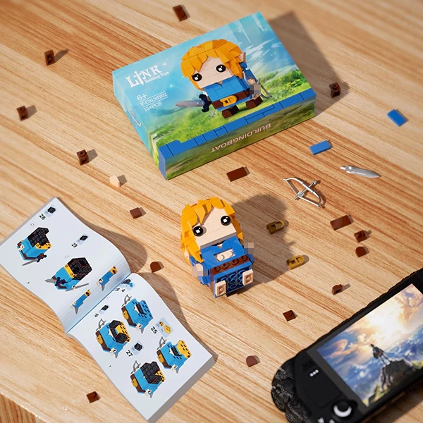 MOC F-C9136Y02 The Legend of Zelda Zelda Blue Child