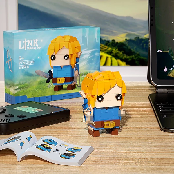 MOC F-C9136Y02 The Legend of Zelda Zelda Blue Child