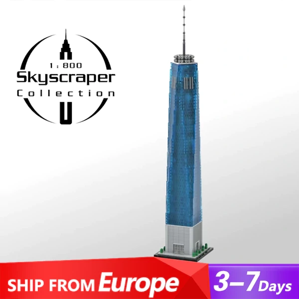 [Pre-sale] MOC 159549 One World Trade Center 1:800 Scale Europe Warehouse Express