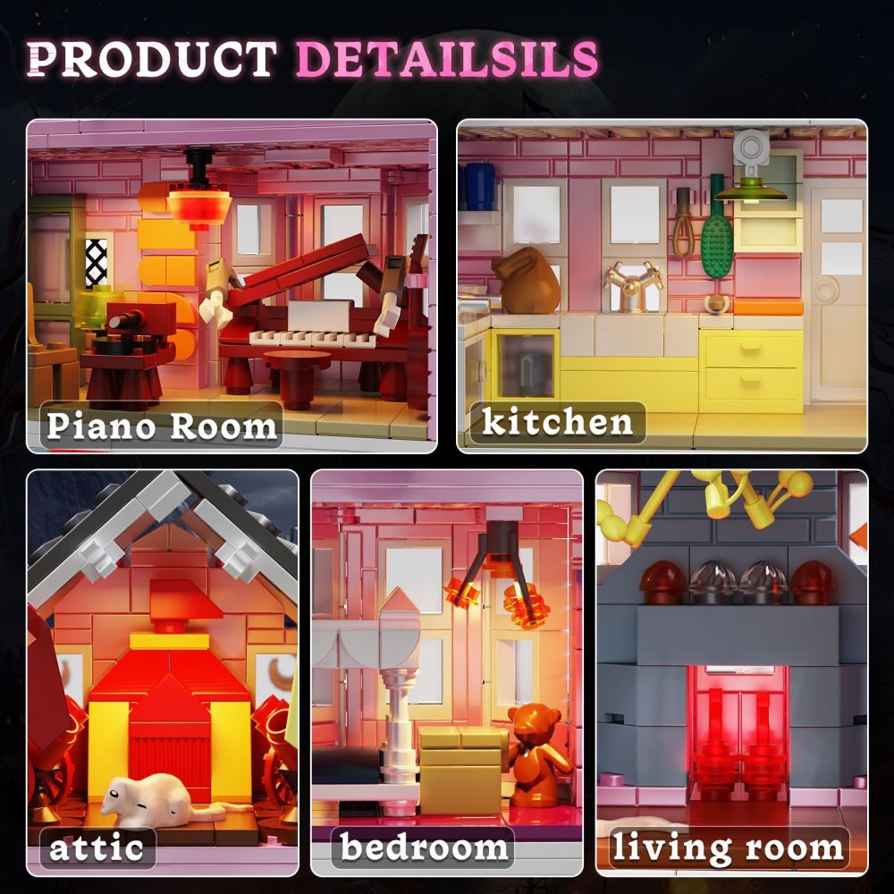 MOC F-C10017 Coraline Pink Palace