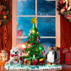 MOC F-C9996 Winter Christmas Tree Custom LEGO Model