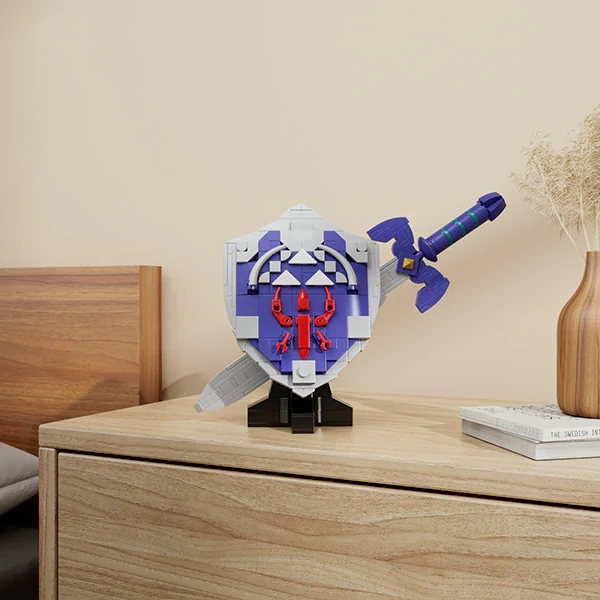 MOC F-C9291 Kingdom Tears Hylian Shield Master Sword