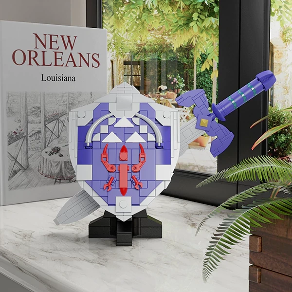 MOC F-C9291 Kingdom Tears Hylian Shield Master Sword