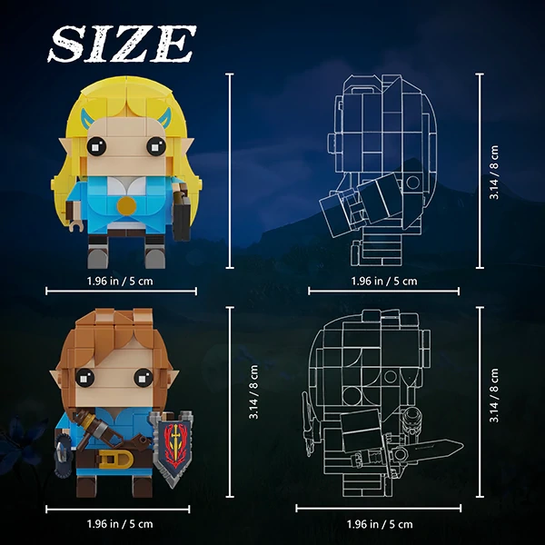 MOC F-C9136Y03 The Legend Of Zelda Link And Princess