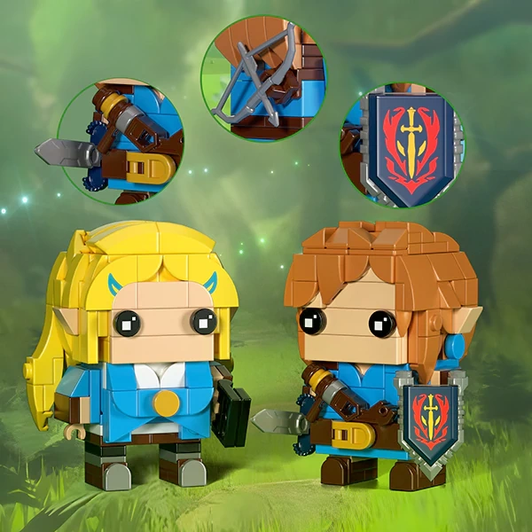 MOC F-C9136Y03 The Legend Of Zelda Link And Princess