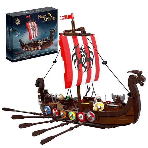 MOC F-C6129 Viking Ship