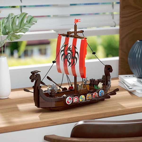 MOC F-C6129 Viking Ship