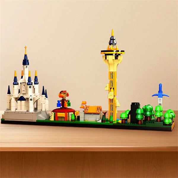 GoBricks MOC F-A0609 The Legend Of Zelda Skyline