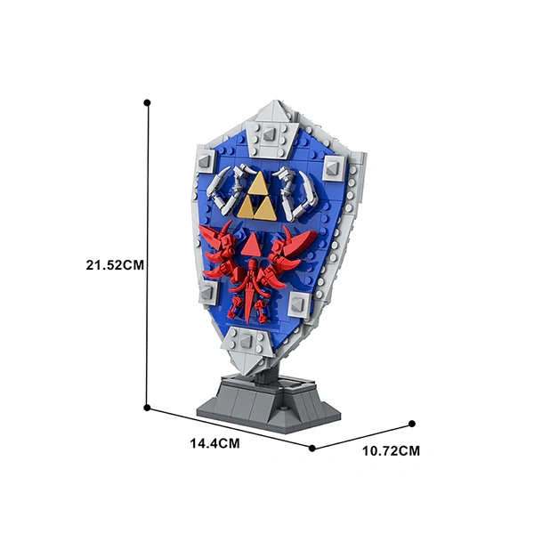 GoBricks MOC F-A0488 The Legend Of Zelda Shield Custom LEGO
