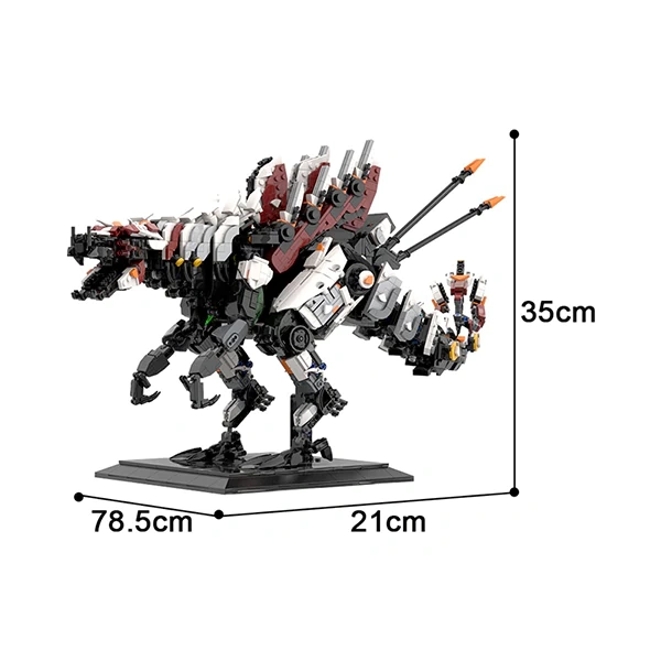 GoBricks MOC 165616 Horizon Forbidden West Slaughterspine Custom