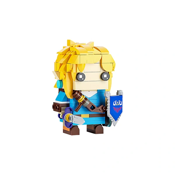 GoBricks MOC F-A0612 The Legend Of Zelda Link And The Princess