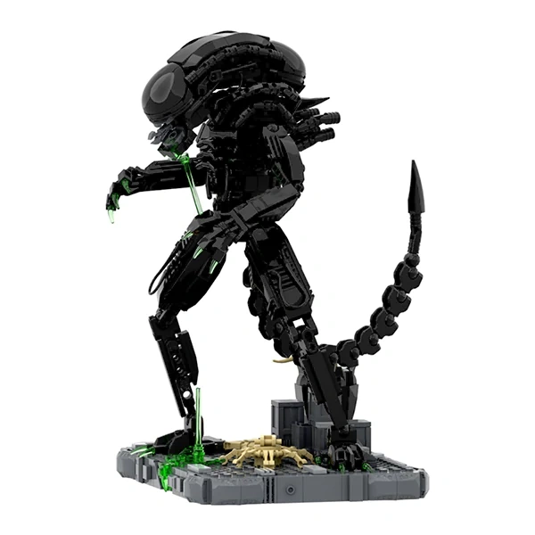 GoBricks MOC F-A0646 Xenomorph Saliva Monster Custom LEGO Model