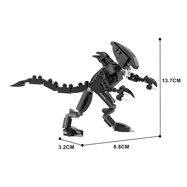 GoBricks MOC 147400 Xenomorph