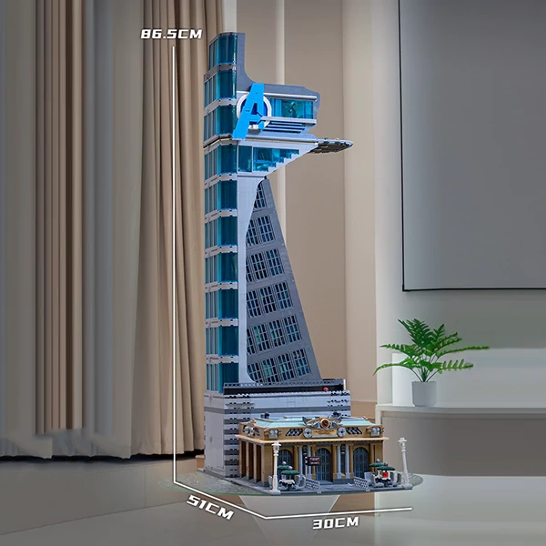 Avengers_Amさん専用 Marvel Avengers Tower Hero Tower MOC