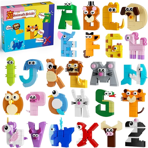 GoBricks MOC F-A0632 Animal Alphabet
