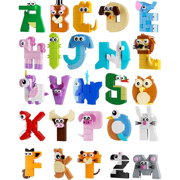 GoBricks MOC F-A0632 Animal Alphabet