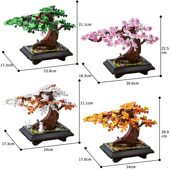 Tree Instructions Lego Bonsai Pink The Bonsai Set Was A Little Too Small  For Me So