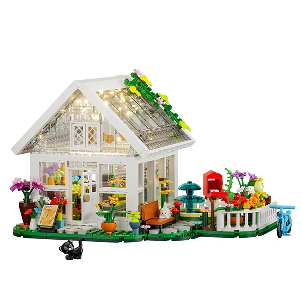 GoBricks MOC F-A0603 White Flower House
