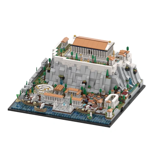 GoBricks MOC F-A0634 Acropolis Of Athens Custom LEGO Model