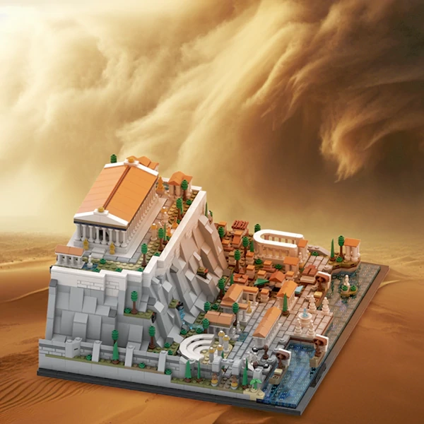 GoBricks MOC F-A0634 Acropolis Of Athens