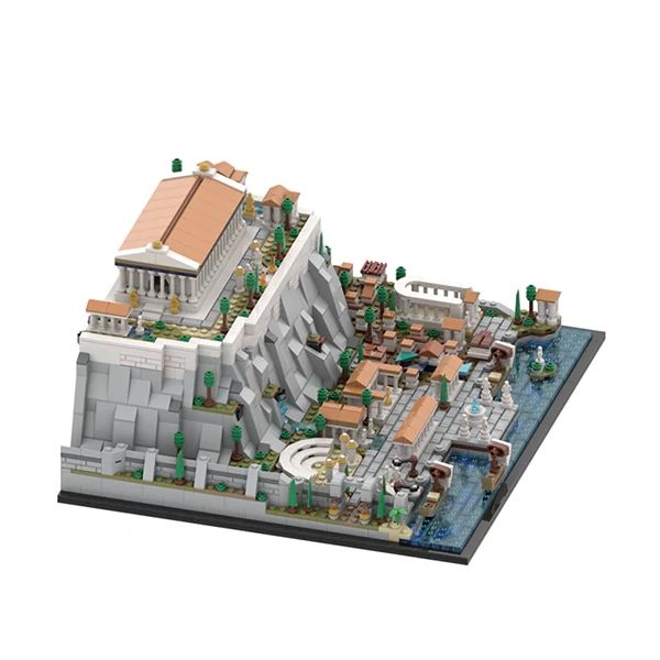 GoBricks MOC F-A0634 Acropolis Of Athens