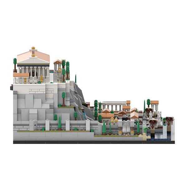 GoBricks MOC F-A0634 Acropolis Of Athens