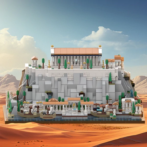 GoBricks MOC F-A0634 Acropolis Of Athens