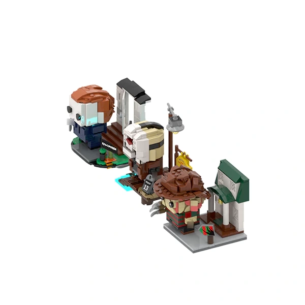 GoBricks MOC F-A0652 Halloween And Friday The 13th And A Nightmare On Elm Street