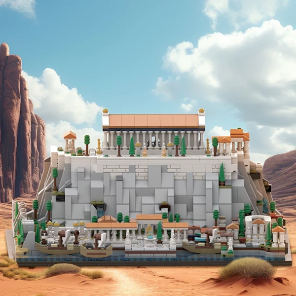GoBricks MOC F-A0634 Acropolis Of Athens