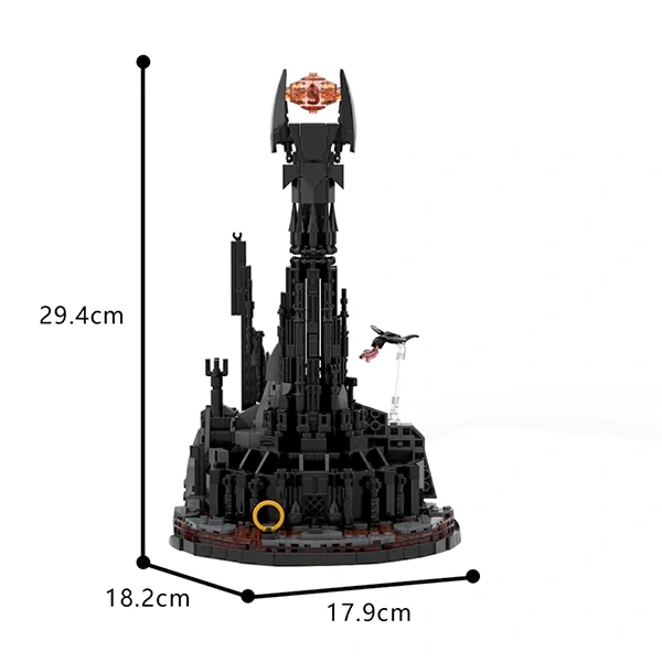 GoBricks MOC F-A0649 Lord Of The Rings Tower