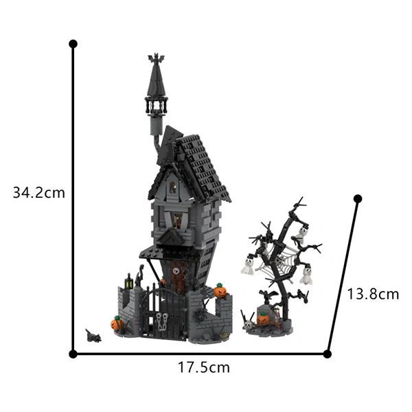 GoBricks MOC F-A0650 Halloween House