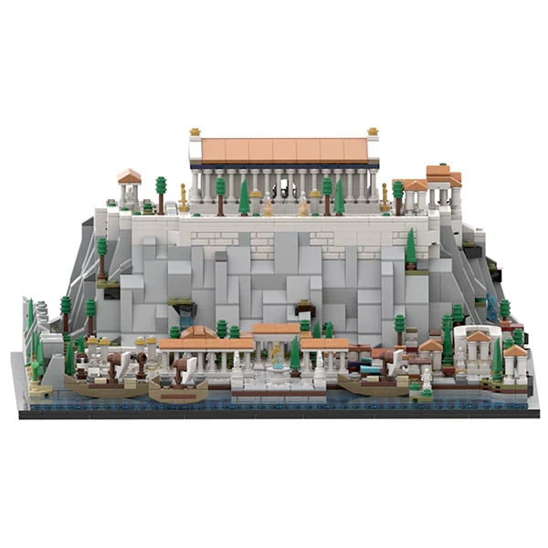 GoBricks MOC F-A0634 Acropolis Of Athens
