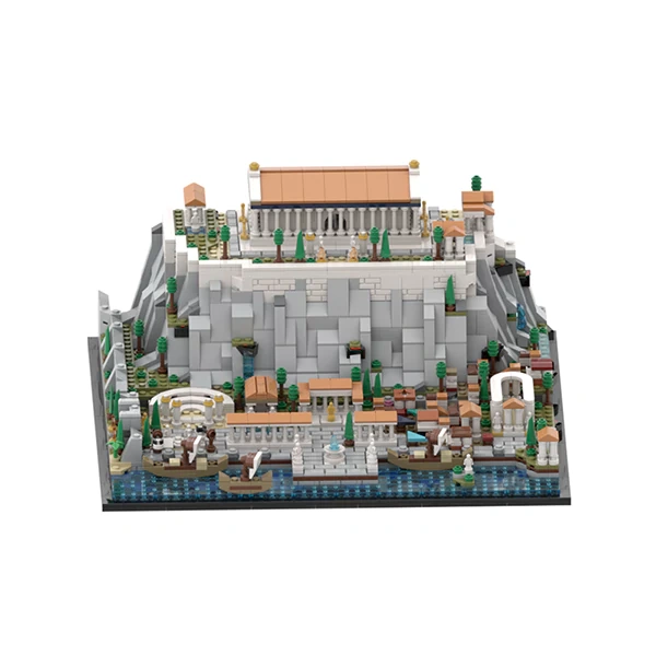 GoBricks MOC F-A0634 Acropolis Of Athens