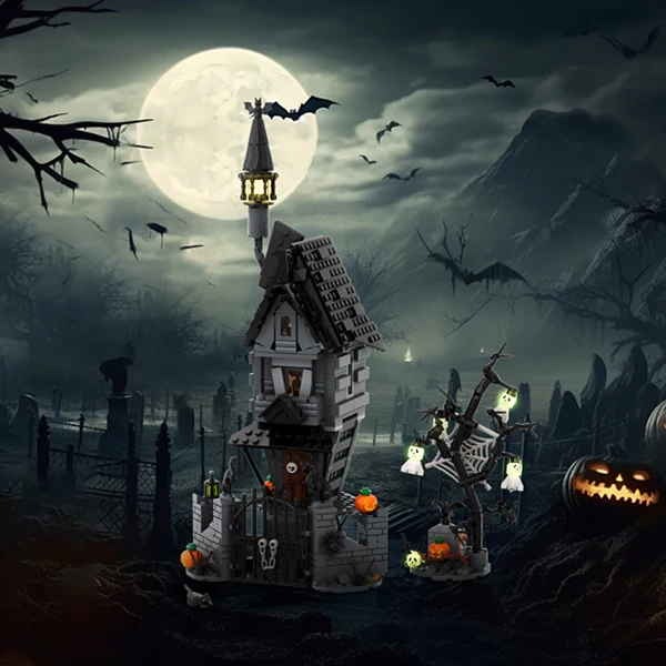 GoBricks MOC F-A0650 Halloween House