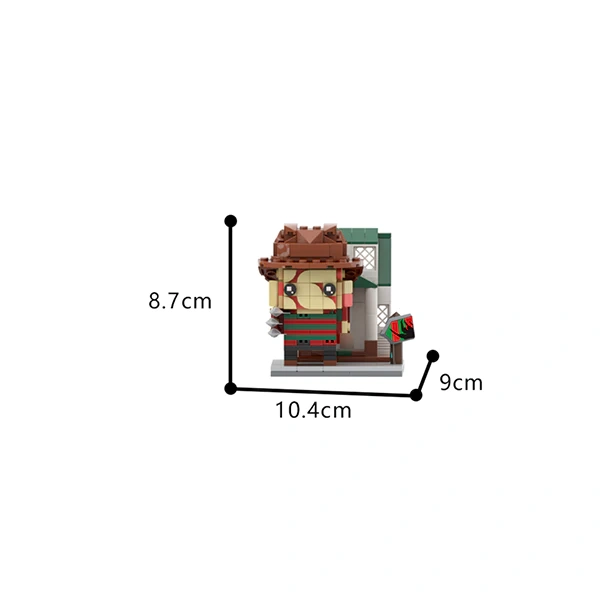 GoBricks MOC F-A0652 Halloween And Friday The 13th And A Nightmare On Elm Street