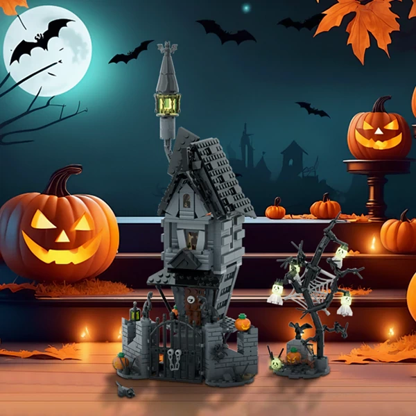GoBricks MOC F-A0650 Halloween House