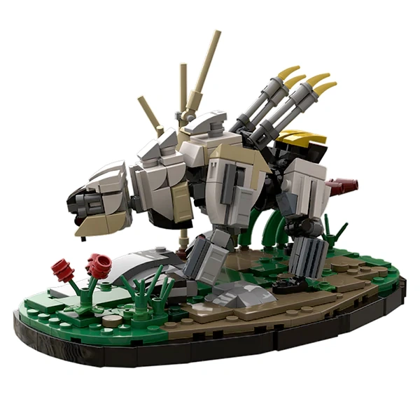 GoBricks MOC 115168 Horizon Zero Dawn Sawtooth With Stand