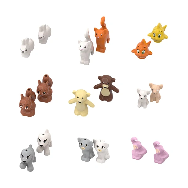 GoBricks MOC F-A0666 Christmas 24mini Animal Countdown Calendar