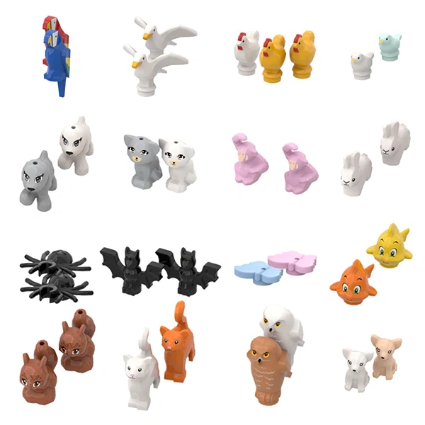 GoBricks MOC F-A0666 Christmas 24mini Animal Countdown Calendar