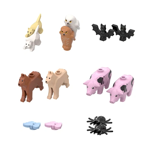 GoBricks MOC F-A0666 Christmas 24mini Animal Countdown Calendar
