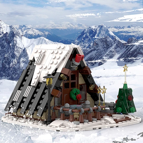GoBricks MOC 59602 Winter Cottage