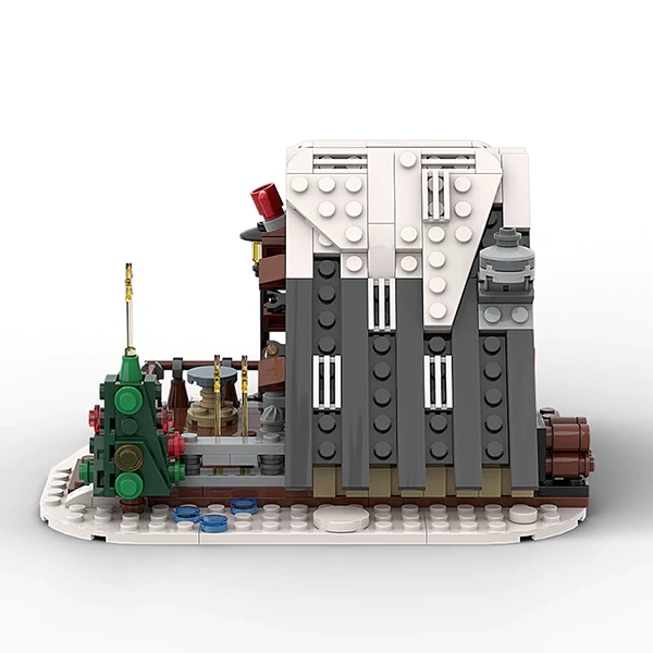 GoBricks MOC 59602 Winter Cottage