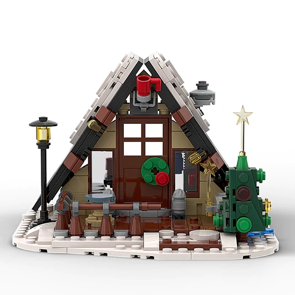 GoBricks MOC 59602 Winter Cottage