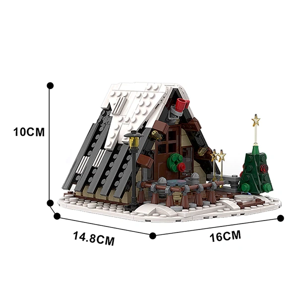 GoBricks MOC 59602 Winter Cottage