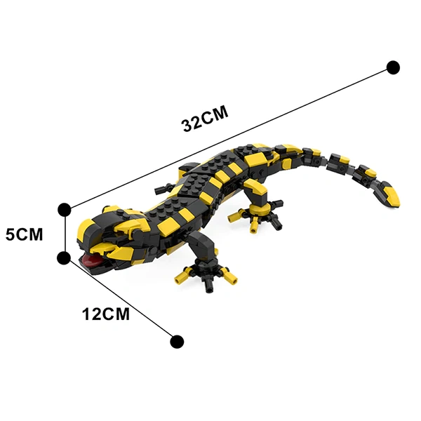 GoBricks MOC 97315 Fire Salamander