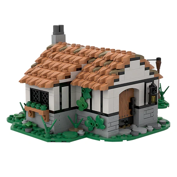 GoBricks MOC 120724 Small Medieval Cottage